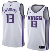 Maglia Sacramento Kings Georgios Papagiannis NO 13 Association 2018 Bianco