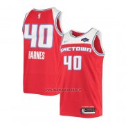 Maglia Sacramento Kings Harrison Barnes #40 Citta 2019-20 Rosso