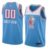 Maglia Sacramento Kings Willie Cauley-Stein NO 00 Citta 2018 Blu