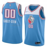 Maglia Sacramento Kings Willie Cauley-Stein NO 00 Citta 2018 Blu