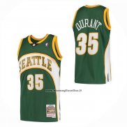 Maglia Seattle Supersonics Kevin Durant No 35 Mitchell & Ness 2007-08 Verde