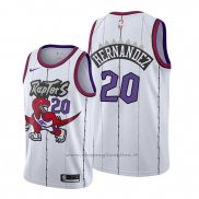 Maglia Toronto Raptors Dewan Hernandez NO 20 Classic Edition 2019-20 Bianco