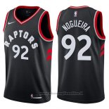 Maglia Toronto Raptors Lucas Nogueira NO 92 Statement 2017-18 Nero