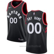 Maglia Toronto Raptors Personalizzate 17-18 Nero