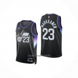 Maglia Utah Jazz Lauri Markkanen No 23 Statement 2025-26 Nero