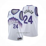 Maglia Utah Jazz Walker Kessler No 24 Association 2025-26 Bianco