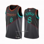 Maglia Washington Wizards Deni Avdija #8 Citta 2023-24 Nero