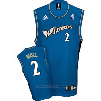 Maglia Washington Wizards John Wall NO 2 Throwback Blu