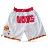 Pantaloncini Houston Rockets Just Don Bianco