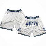 Pantaloncini Minnesota Timberwolves Classic Just Don Bianco