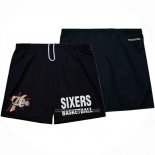Pantaloncini Philadelphia 76ers Mitchell & Ness Hardwood Classics Nero