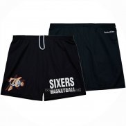 Pantaloncini Philadelphia 76ers Mitchell & Ness Hardwood Classics Nero