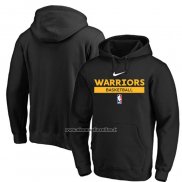 Felpa con Cappuccio Golden State Warriors Practice Performance 2022-23 Nero