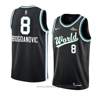 Maglia 2019 Rising Star Bogdan Bogdanovic NO 8 World Nero