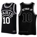 Maglia AJ x PSG Neymar Jr NO 10 Nero