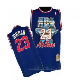 Maglia All Star 1992 Michael Jordan NO 23 Blu