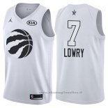 Maglia All Star 2018 Toronto Raptors Kyle Lowry NO 7 Bianco