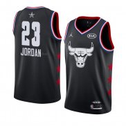 Maglia All Star 2019 Chicago Bulls Michael Jordan NO 23 Nero