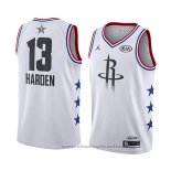Maglia All Star 2019 Houston Rockets James Harden NO 13 Bianco