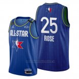 Maglia All Star 2020 Detroit Pistons Derrick Rose NO 25 Blu