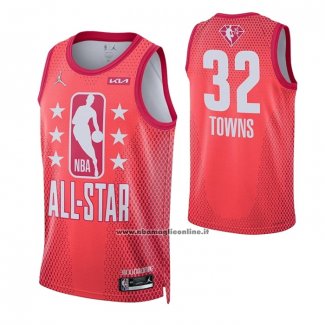 Maglia All Star 2022 Minnesota Timberwolves Karl-Anthony Towns #32 Granato