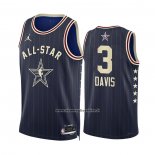 Maglia All Star 2024 Los Angeles Lakers Anthony Davis #3 Blu