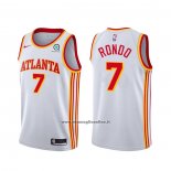 Maglia Atlanta Hawks Rajon Rondo #7 Association 2020-21 Bianco