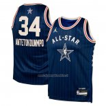 Maglia Bambino All Star 2024 Milwaukee Bucks Giannis Antetokounmpo #34 Blu