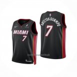 Maglia Bambino Miami Heat Giannis Antetokounmpo No 7 Icon Nero
