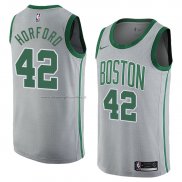 Maglia Boston Celtics Al Horford NO 42 Citta 2018 Grigio
