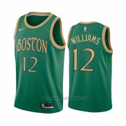 Maglia Boston Celtics Grant Williams NO 12 Citta Verde