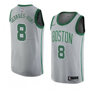 Maglia Boston Celtics Marcus Georges-hunt NO 8 Citta 2018-19 Grigio