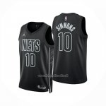 Maglia Brooklyn Nets Ben Simmons No 10 Statement 2025-26 Nero