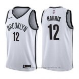 Maglia Brooklyn Nets Joe Harris NO 12 Association 2017-18 Bianco