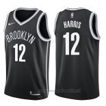 Maglia Brooklyn Nets Joe Harris NO 12 Icon 2017-18 Nero
