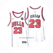 Maglia Chicago Bulls Michael Jordan #23 Association 2022-23 Bianco