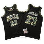 Maglia Chicago Bulls Michael Jordan NO 23 Hardwood Nero