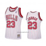 Maglia Chicago Bulls Michael Jordan #23 Reload Hardwood Classics Bianco