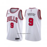 Maglia Chicago Bulls Nikola Vucevic #9 Association Bianco