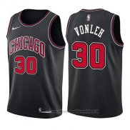 Maglia Chicago Bulls Noah Vonleh NO 30 Statement 2017-18 Nero