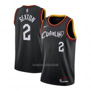 Maglia Cleveland Cavaliers Collin Sexton #2 Citta 2020-21 Nero