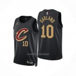 Maglia Cleveland Cavaliers Darius Garland No 10 Statement 2024-25 Nero
