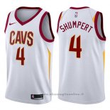 Maglia Cleveland Cavaliers Iman Shumpert NO 4 Swingman Association 2017-18 Bianco