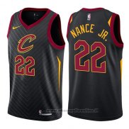 Maglia Cleveland Cavaliers Larry Nance Jr. NO 22 Statement 2017-18 Nero