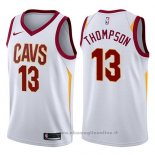 Maglia Cleveland Cavaliers Tristan Thompson NO 13 Swingman Association 2017-18 Bianco