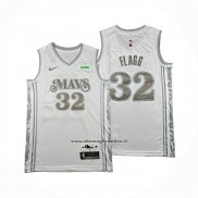 Maglia Dallas Mavericks Cooper Flagg No 32 City 2024-25 Bianco