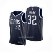 Maglia Dallas Mavericks Cooper Flagg No 32 Statement 2025-26 Blu