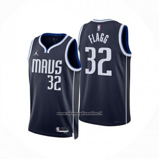 Maglia Dallas Mavericks Cooper Flagg No 32 Statement 2025-26 Blu