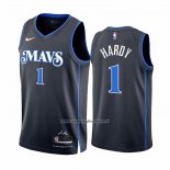 Maglia Dallas Mavericks Jaden Hardy #1 Citta 2023-24 Blu