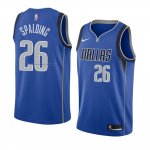 Maglia Dallas Mavericks Ray Spalding NO 26 Icon 2018 Blu